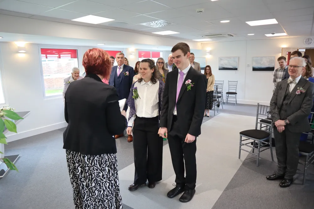 Starting the ceremony