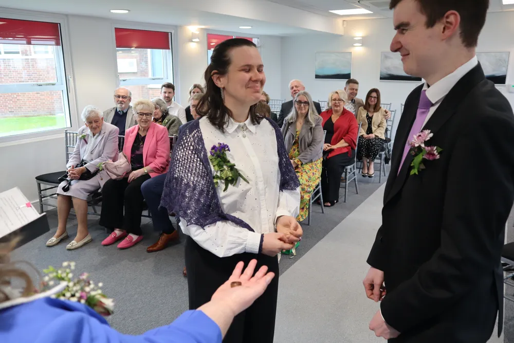 Caro was very happy to be wearing hers!