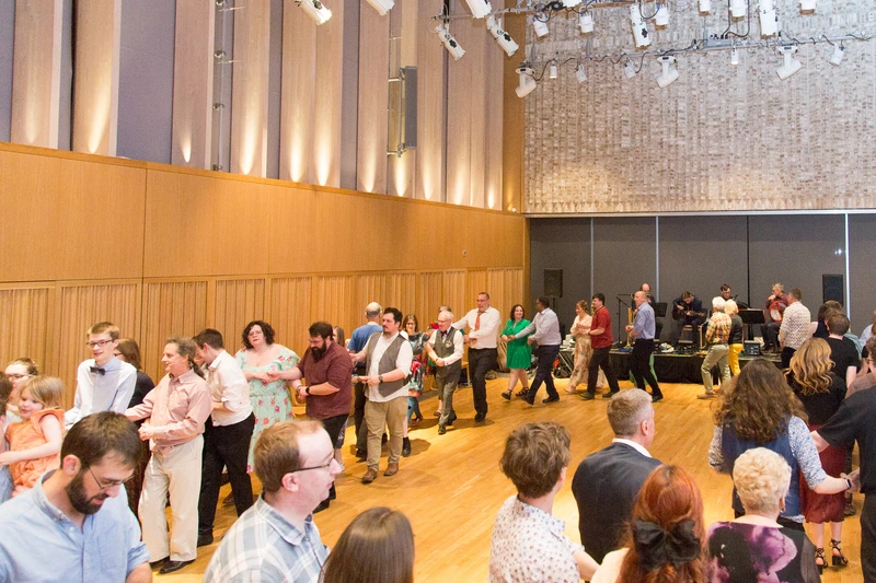 Lots of people danced